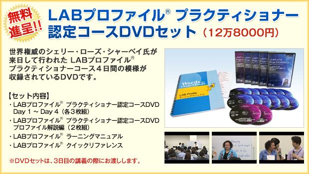 LABプロファイル(R) プラクティショナー認定コースDVD