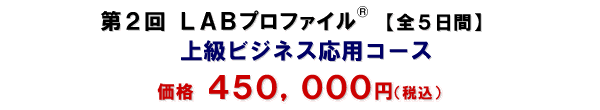 第2回LABプロファイル 上級ビジネス応用コース