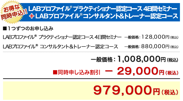 再受講 LABプロファイル(R)プラクティショナー認定コース 