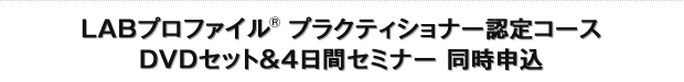 一般販売 LABプロファイル(R) プラクティショナー認定コースDVDセット