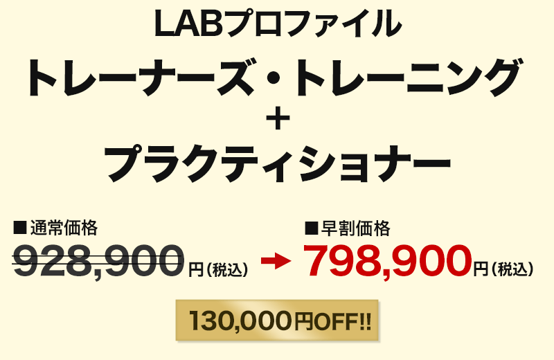 LABプロファイル トレーナーズ・トレーニング+プラクティショナー