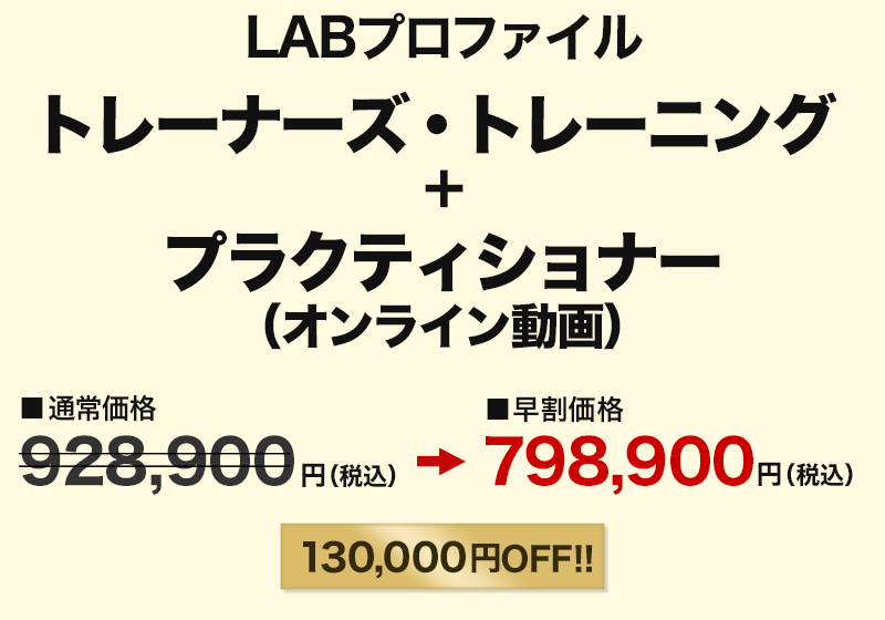 LABプロファイル トレーナーズ・トレーニング+プラクティショナーオンライン動画