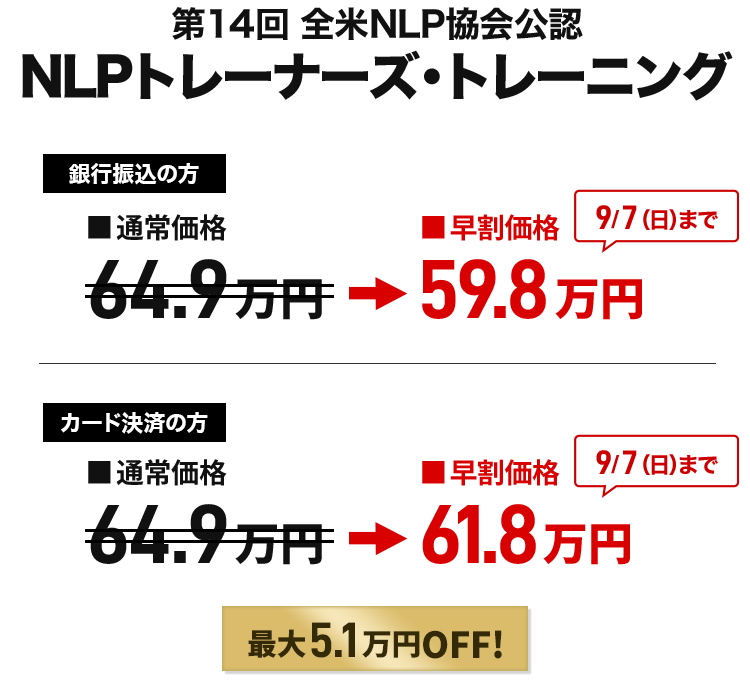 NLPトレーナーズ・トレーニング
