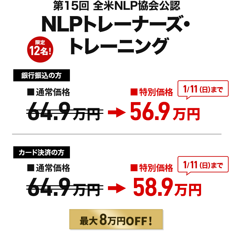 NLPトレーナーズ・トレーニング