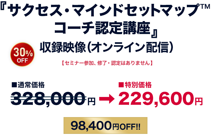 サクセス・マインドセットマップ™コーチ認定講座 - NLP-JAPAN