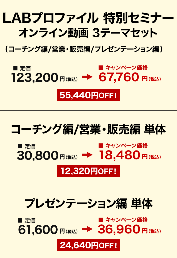 LABプロファイル 特別セミナー オンライン動画