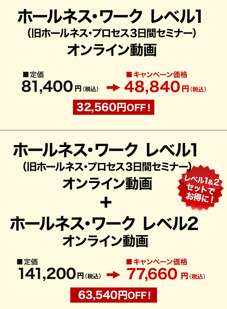 ホールネス・プロセス オンライン動画