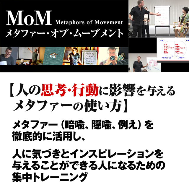 メタファー・オブ・ムーブメント(MoM) オンライン動画